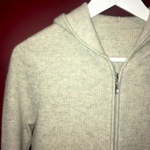 Cashmere Zip-up Sweater